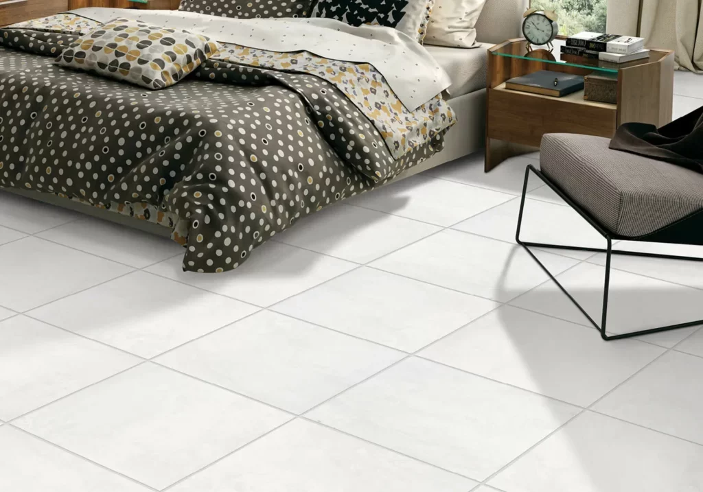 Bedroom tile flooring | Homespun